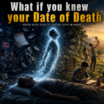 Cinematic artwork showing a man’s soul leaving his body while two contrasting lives appear beside him — one filled with distraction and emptiness, the other with purpose, peace, and meaningful living through awareness of death.