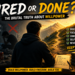 how to build willpower through daily discipline and stop quitting too early